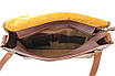 Шкіряна сумка під А4 чоловіча стильна на плече для роботи зручна якісна, фото 4
