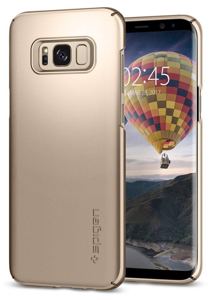 Чохол Spigen для Samsung Galaxy S8 Plus Thin Fit, Gold Maple (571CS21674)