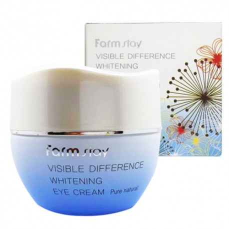Освітлюючий крем для шкіри навколо очей Farmstay Visible Difference Whitening Eye Cream 50 мл (8809469771061), фото 1