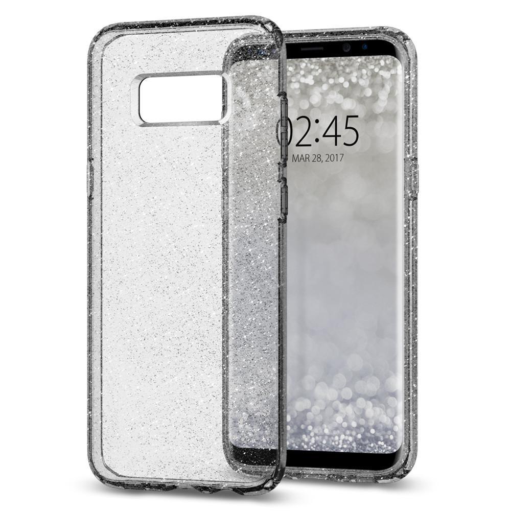 Чохол Spigen для Samsung Galaxy S8 Plus Liquid Crystal Glitter, Space Quartz (571CS21668), фото 1