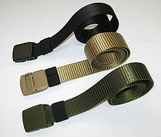 Ремінь армійський нейлон, композит. пряжка, олива