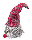 М'яка новорічна іграшка з фетру "Гном-борач" 54х21 см, фото 3