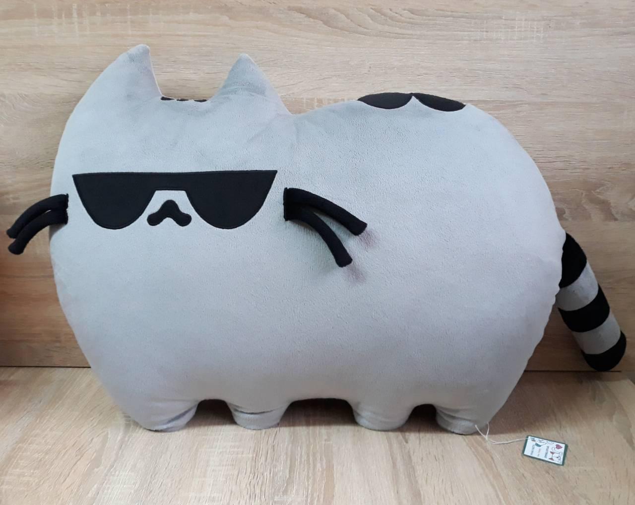 Мягкая игрушка-подушка Кот Пушин Pusheen - the cat 70 см ручная работа ...