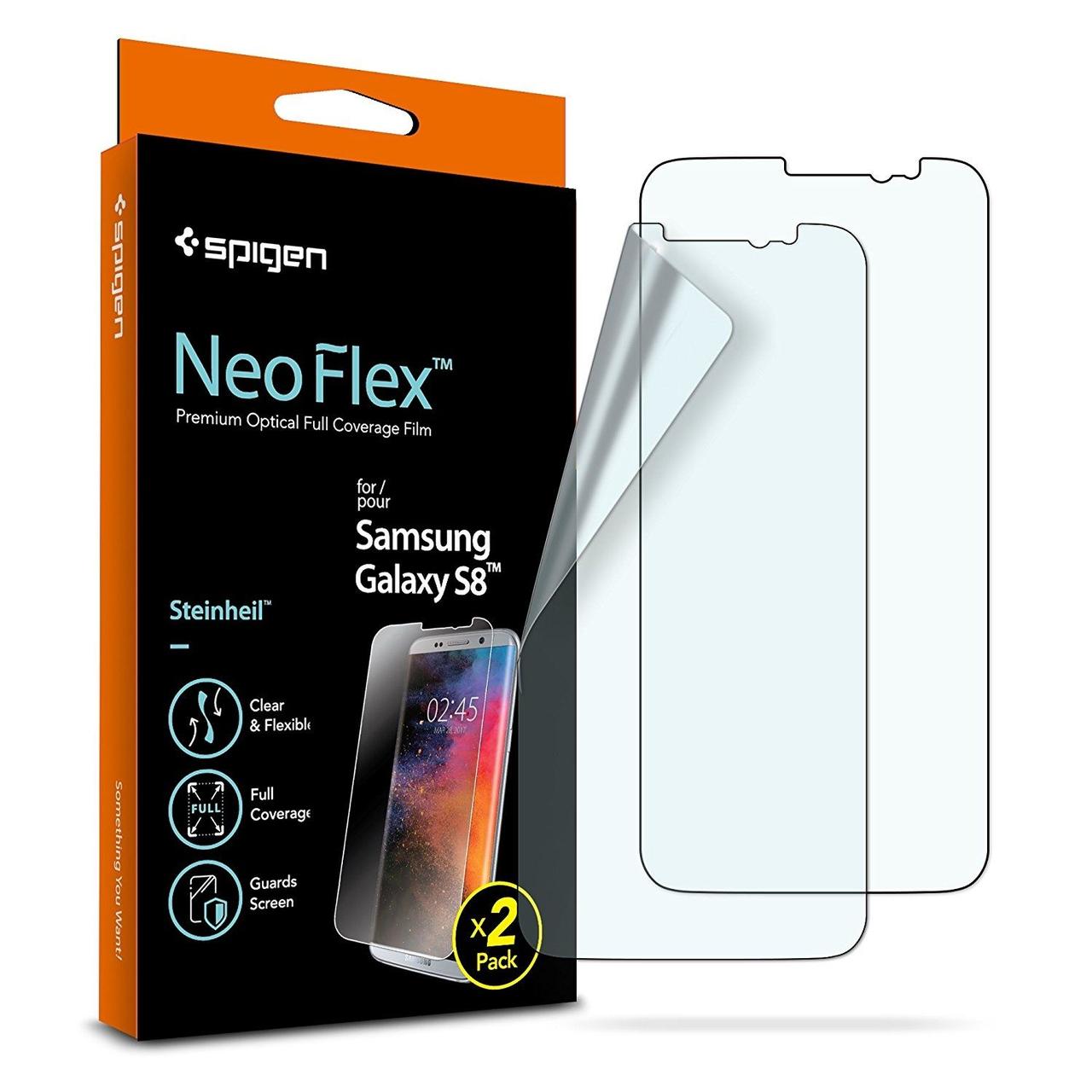 Захисна плівка Spigen для Samsung Galaxy S8 — Neo Flex, 2 шт (565FL21701)