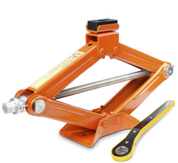 Домкрат механічний ромб 1,5 т. з тріскачкою ELEGANT 100 815, фото 1