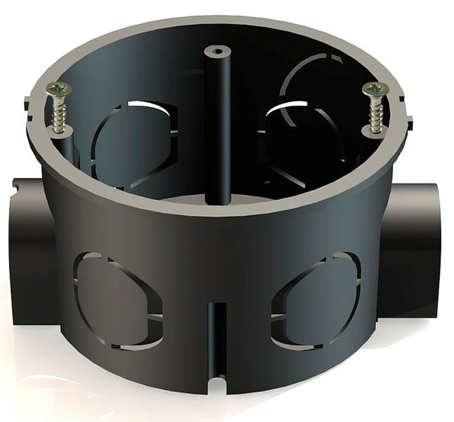 Коробка модульна (без гвинтів), d 60 д/набору 100 шт./пач., фото 1