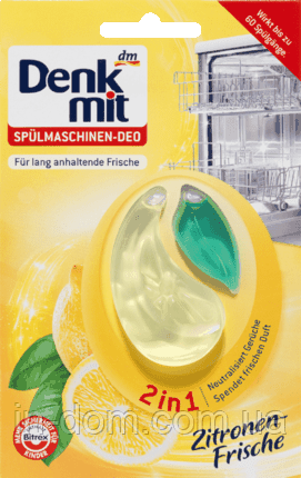 Denkmit Spülmaschinen-Deo Zitronen-Frische Освіжувач із цитрусовим запахом для посудомийних машин 6 ml