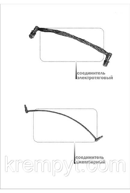 З'єднувачі стрільцеві джемперні та електротягові