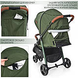 Прогулянкова коляска El Camino X3 ME 1025 Khaki, фото 6