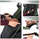 Прогулянкова коляска El Camino X3 ME 1025 Khaki, фото 7