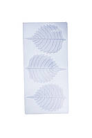 Молд для шоколаду та ізомальта Аркуш великий 3 фігур 10,5 см 7,0 см