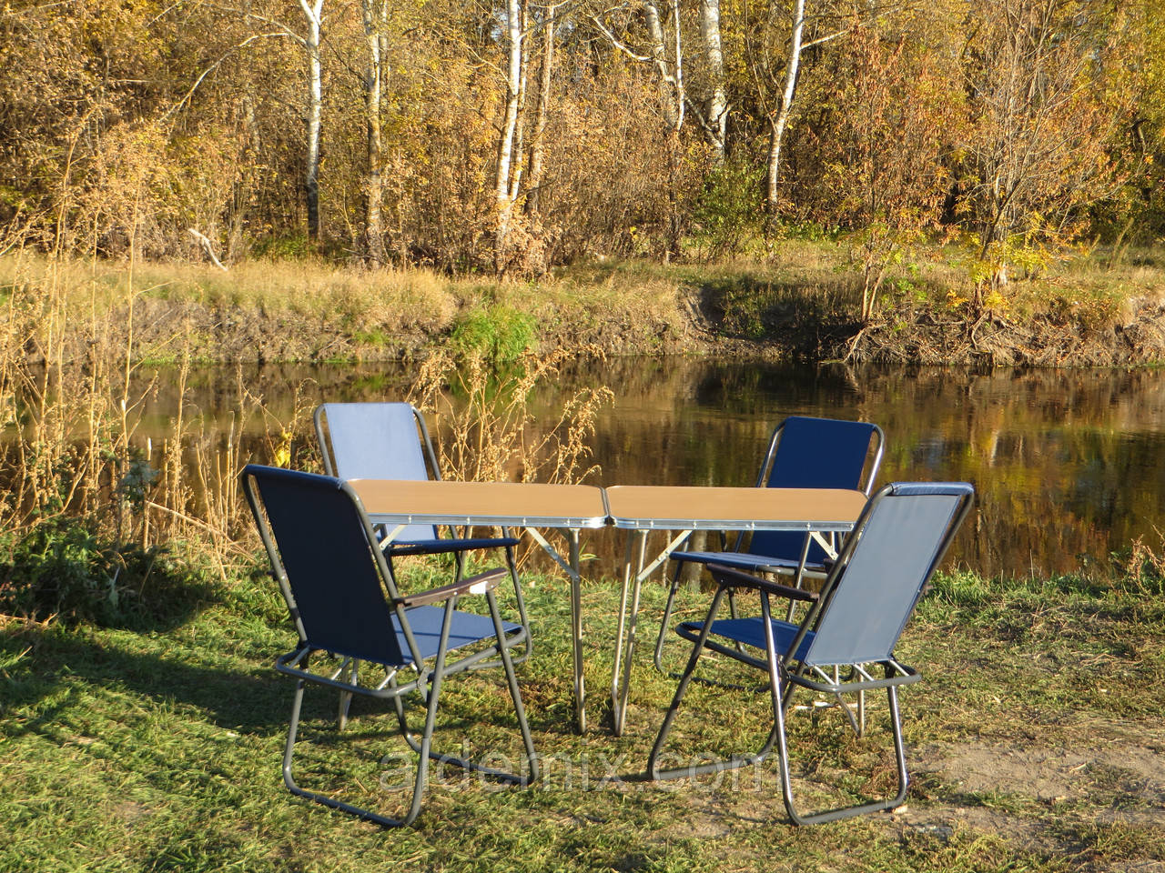 Меблі для пікніка і відпочинку, туризму та кемпінгу, розкладне "Комфорт O2+4с" (2 столи  і 4 крісла)