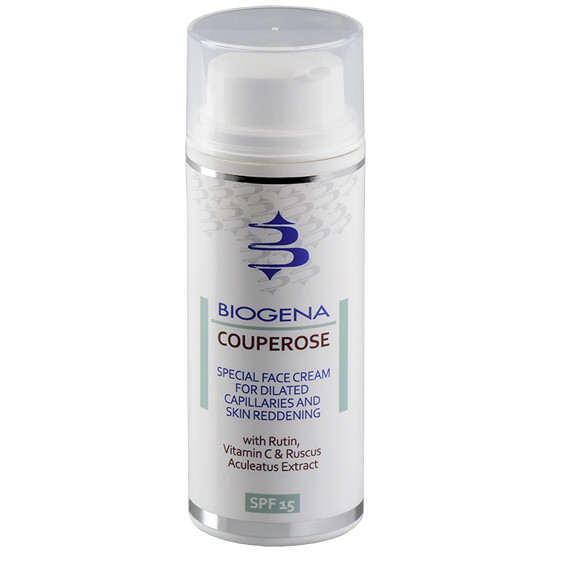 Biogena Couperose SPF15 Денний крем для шкіри з почервоніннями та розширеними капілярами