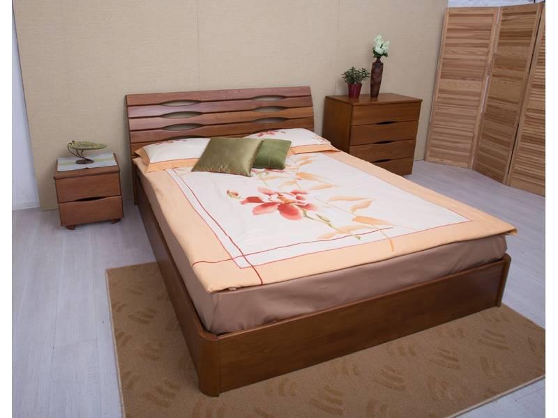 Ліжко Марія з підіймальним механізмом 180 х 200 см (горіх світлий)