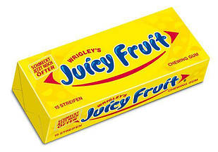 Жувальна гумка Wrigley's «Juicy Fruit» (15 пластинок)