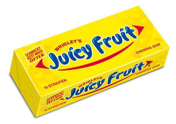 Жувальна гумка Wrigley's «Juicy Fruit» (15 пластинок)