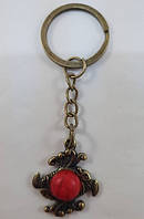 Брелок Риби Бронзове покриття Корал / Брелок Риби Бронзове покриття Корал 3x2 см