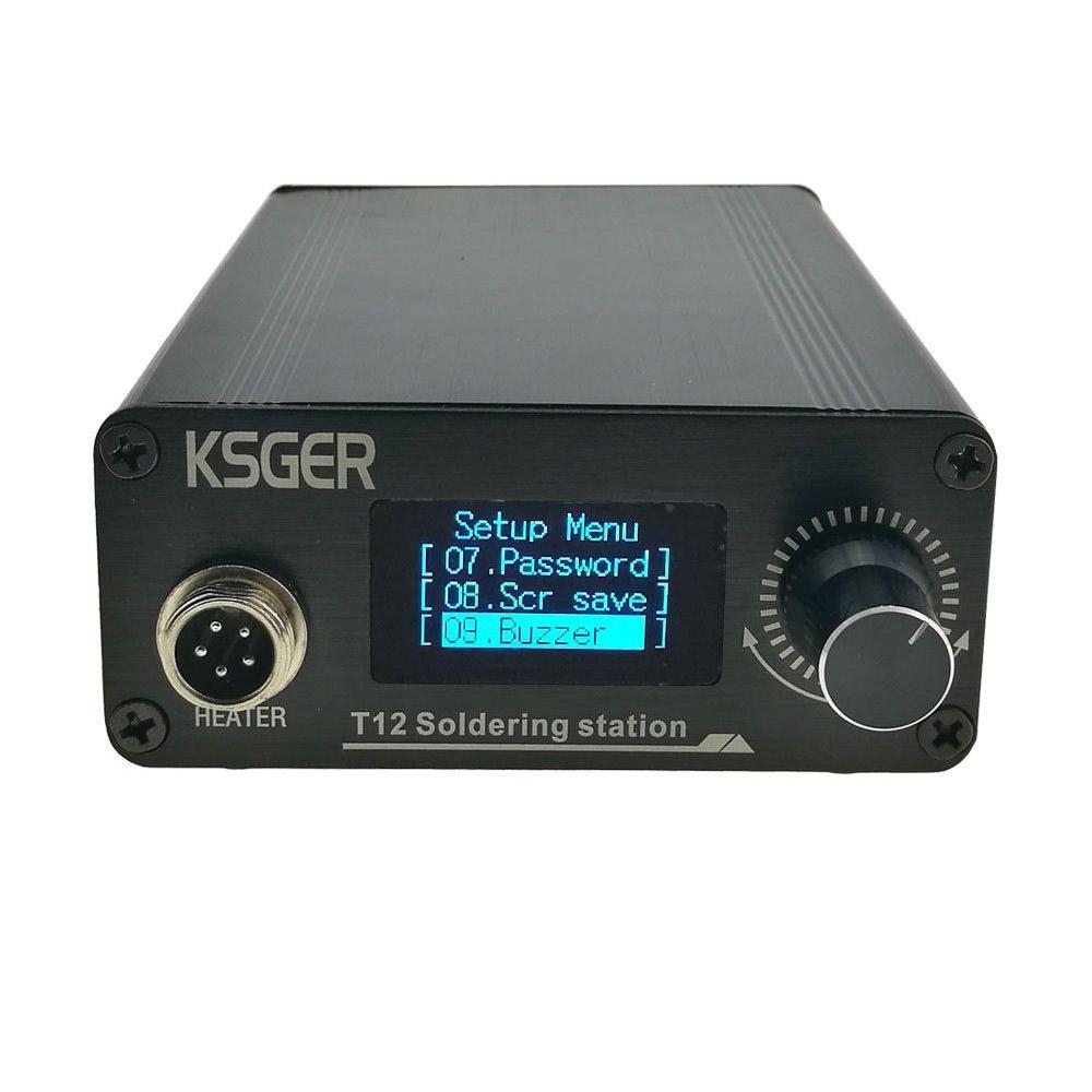 KSGER V2.0 OLED Паяльна станція на жалах Hakko T12 тонка передня панель
