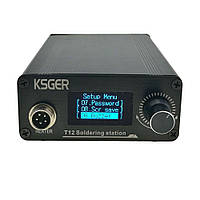 KSGER V2.0 OLED Паяльна станція на жалах Hakko T12 тонка передня панель