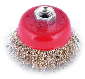 Щітка торцева, гофрований дріт