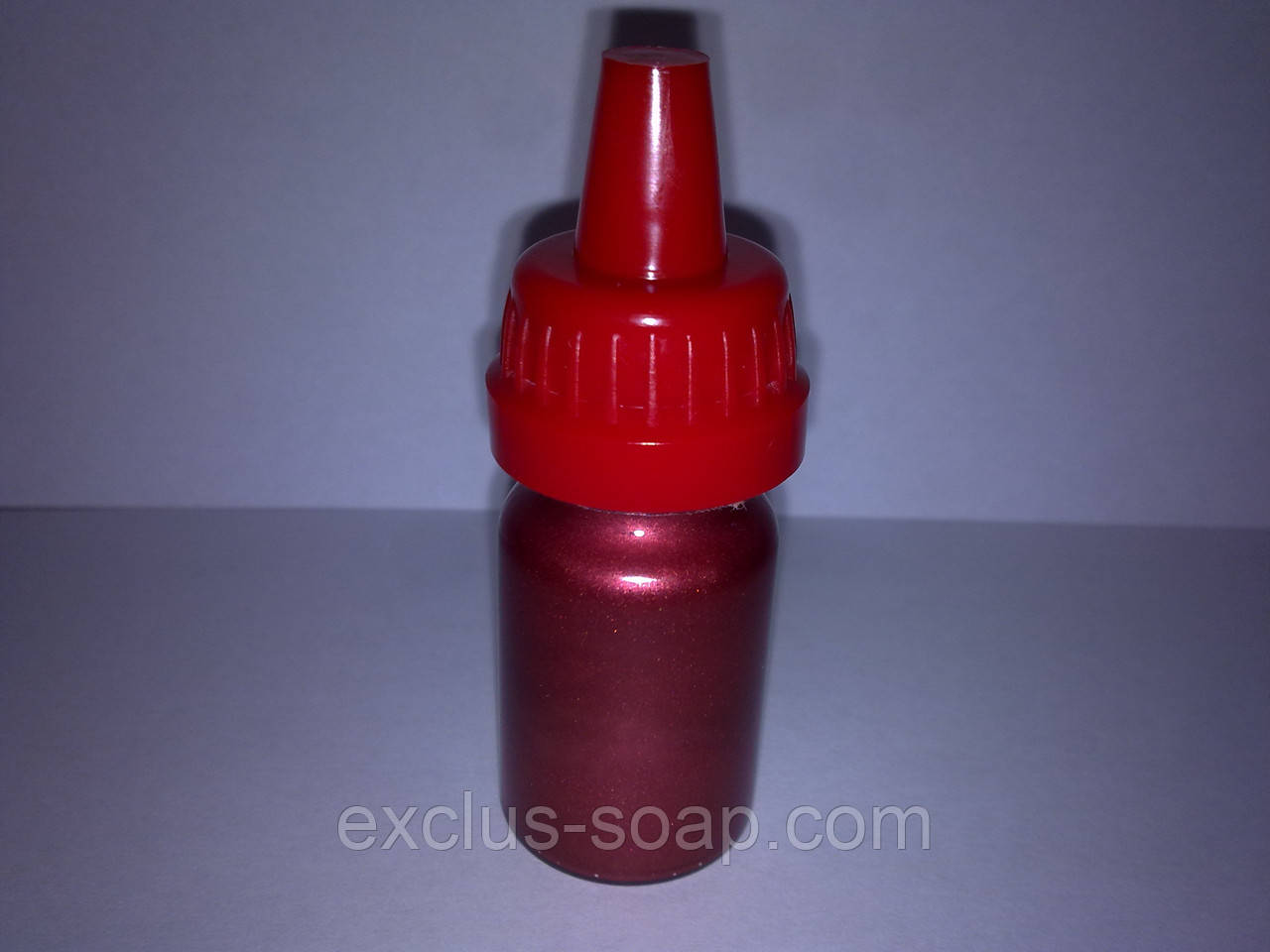 Пігмент рідкий перламутровий винно червоний-10мл