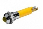 Индикатор светодиодный 8 мм желтый 24 AC/DC 19080352 - фото 2 - id-p67544979