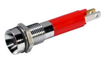 Індикатор світлодіодний 8 мм червоний 24 AC/DC 19090350