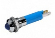 Индикатор светодиодный 8 мм синий 220 AC 19510437 - фото 2 - id-p67559030