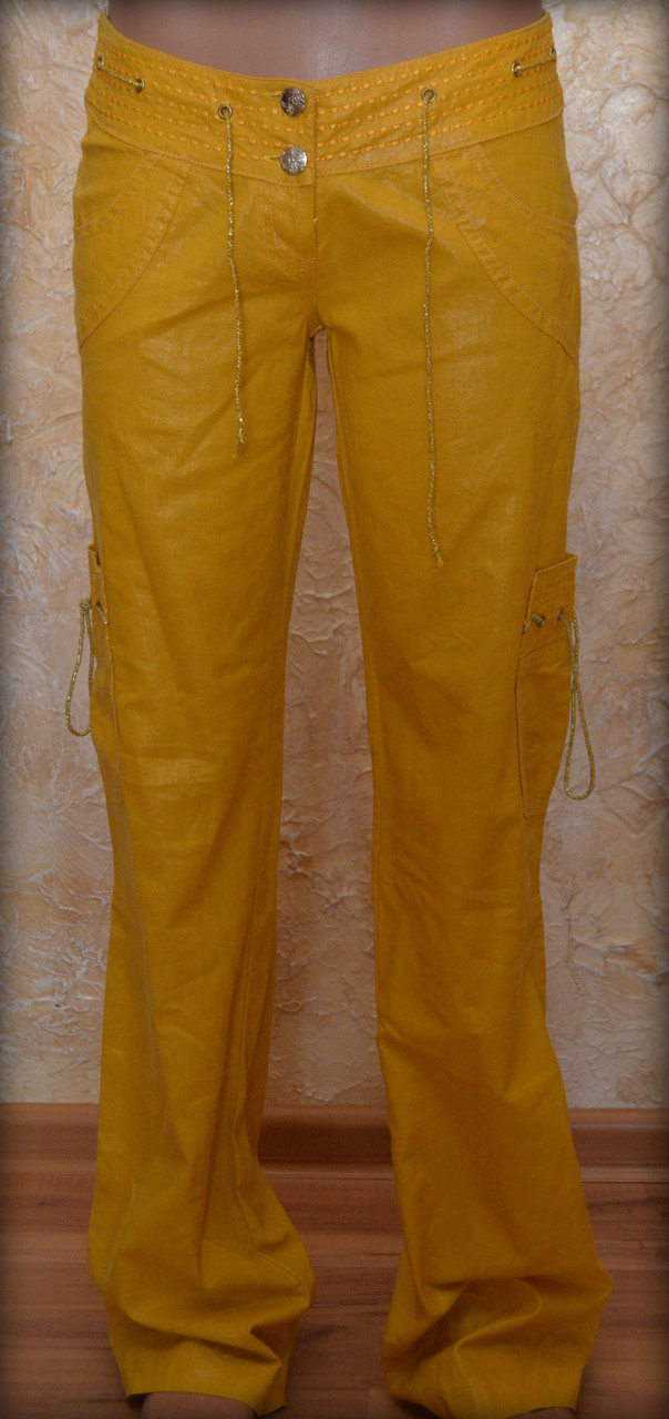 Женские брюки лен 22 - фото 2 - id-p67561081
