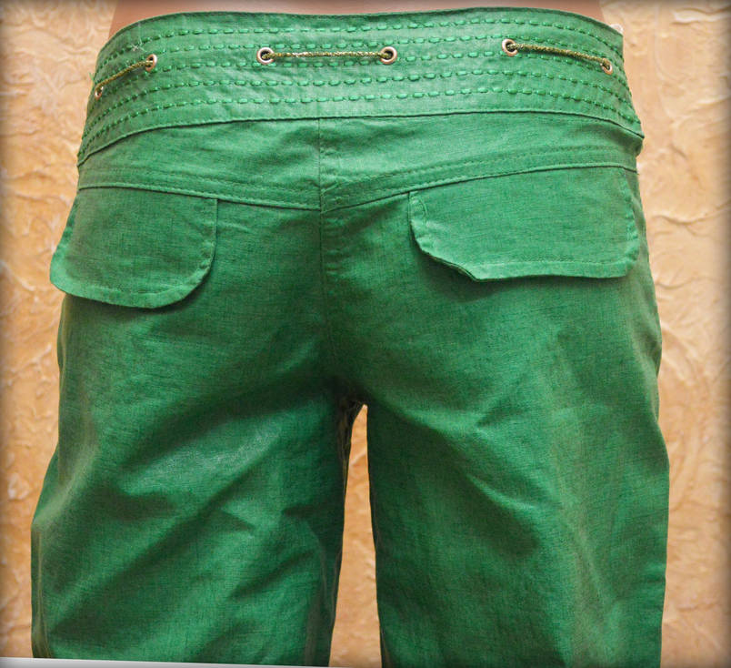 Жіночі брюки льон 42, фото 2