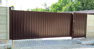 Ворота-Профнастил