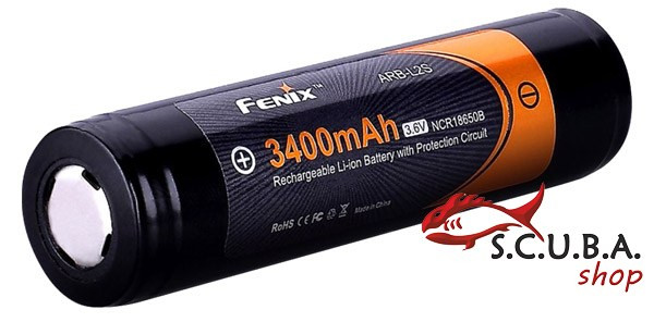 Аккумулятор 18650 3400mAh Fenix - фото 5 - id-p67570645