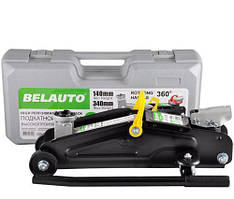 Домкрат підкатний 2т 140/340 мм з поворотною ручкою BELAUTO DP44P