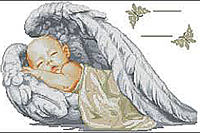 Набор алмазной вышивки (мозаики) "Под крыльями Ангела"