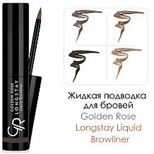 Підводка для брів рідка Golden Rose Longstay Liquid Browliner