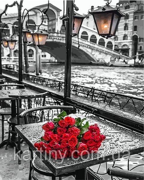 Картини по номерам 50х65 см. Babylon Біля мосту Ріальто у Венеції Фотохудожник Ассаф Франк (VPS-694)