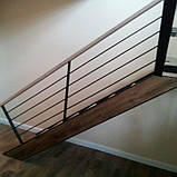 Перила для сходів в стилі Лофт, фото 2
