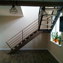 Перила для лестницы в стиле Лофт