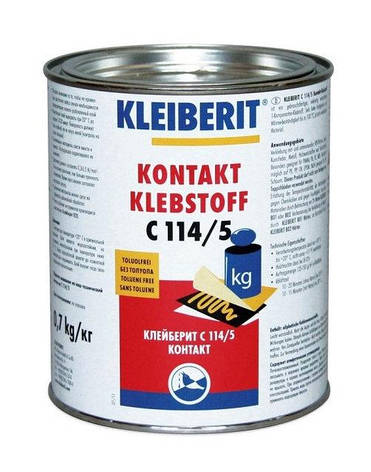 Клейберит 114/5 контактний клей на каучуковій основі (0,7 кг), Німеччина, фото 1