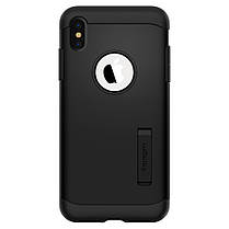 Чохол Spigen для iPhone XS Max, Slim Armor, Black, фото 4
