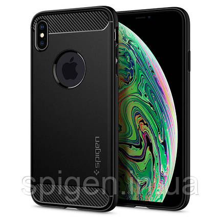 Чохол Spigen для iPhone XS Max Rugged Armor (065CS25125), фото 1