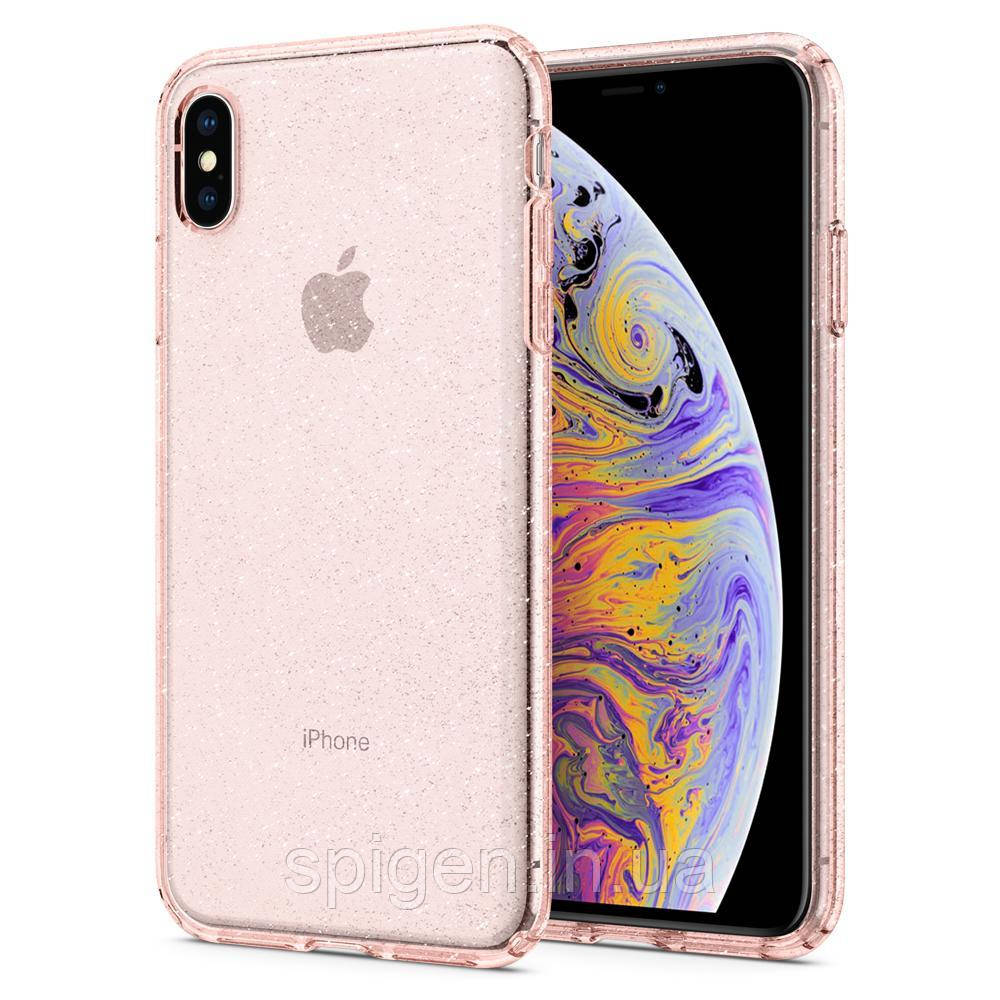 Чохол Spigen для iPhone XS Max Liquid Crystal, Rose Quartz