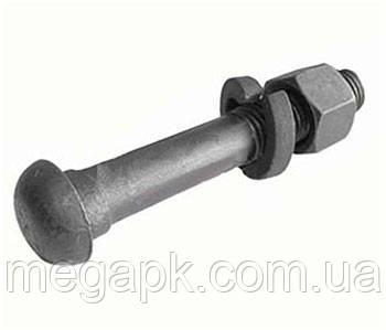 Болт путевий М27х160 (для рейкових стиків) ГОСТ 11530-93, фото 1
