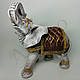 Статуетка Слон з піднятим хоботом 21см, фото 5