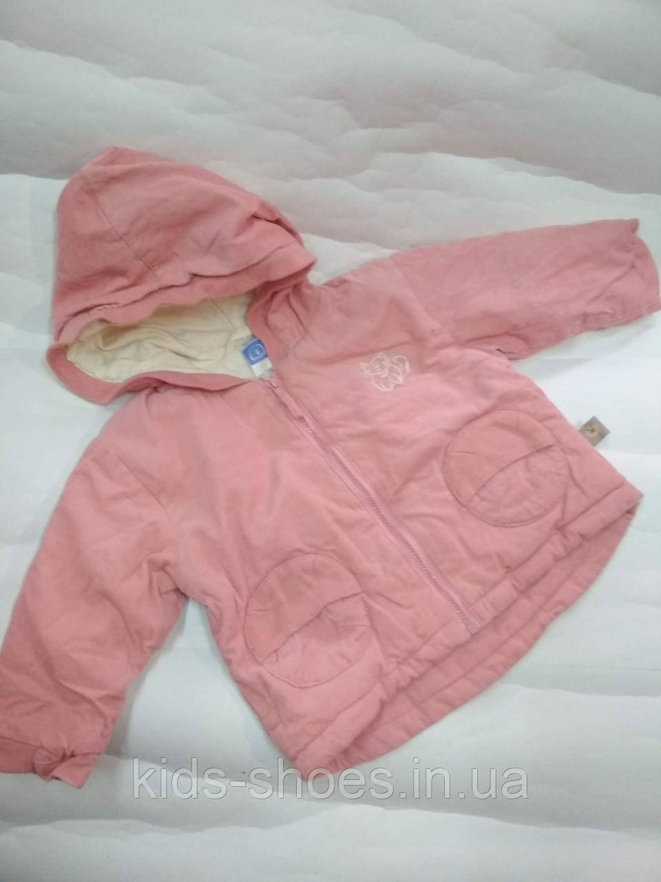 Куртка вельвет рожева Kitty 0-1 року - фото 1 - id-p804056492