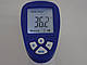 Безконтактний термометр для вимірювання температури синій/білий, фото 3