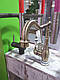 Змішувач для кухні Fabiano FKM-48 Brass-Antique (антична латунь) ретро дизайн, фото 8