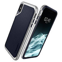 Чехол Spigen для iPhone XS Max Neo Hybrid, Satin Silver (065CS24840), фото 3