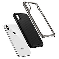 Чохол Spigen для iPhone XS Max Neo Hybrid, Gunmetal, фото 6