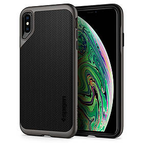 Чохол Spigen для iPhone XS Max Neo Hybrid, Gunmetal